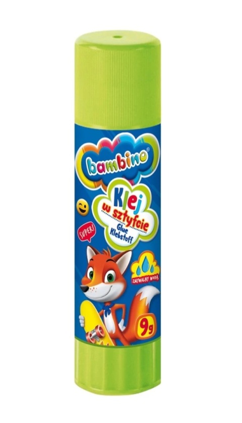 Klej w sztyfcie szkolny Bambino 9g