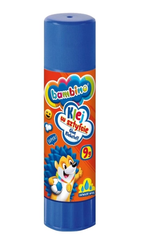Klej w sztyfcie szkolny Bambino 9g