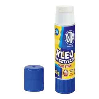 Klej w sztyfcie do papieru i tektury szkolny Astra 15g