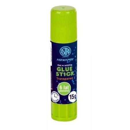 Klej w sztyfcie do papieru i tektury szkolny Astra Astrapen 15g