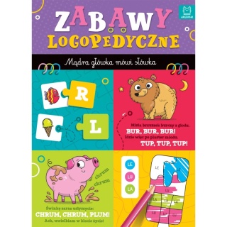 Zabawy logopedyczne przedszkolaka. Mądra główka mówi słówka
