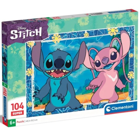 LILO I STITCH i Andzia Puzzle Maxi 48,5x33,5 cm 104 EL Clementoni 27573
