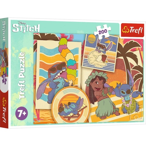 Puzzle Trefl 200 el. Muzyczny świat Lilo & Stitch 13304