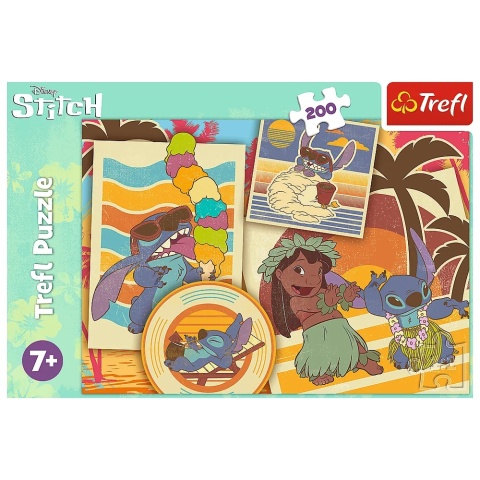 Puzzle Trefl 200 el. Muzyczny świat Lilo & Stitch 13304