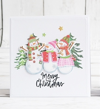 Naklejki zestaw świąteczne zima wesołe bałwanki 24 szt