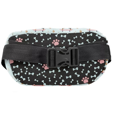 Nerka sportowa saszetka dziecięca dziewczęca młodzieżowa torebka na pas Pies jamnik dla dziewczynki