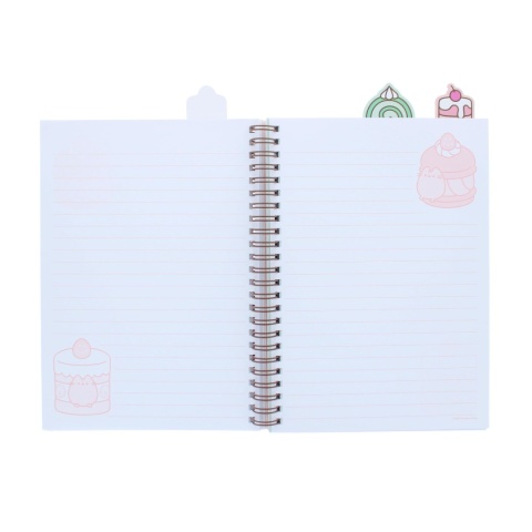 Notes kołozeszyt na spirali linia 80k A5 Pusheen łakocie Notes kołozeszyt na spirali linia 80k A5 Pusheen łakocie
