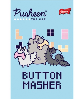 PUSHEEN kot notes blok notatnik w kratkę A6 50 kartek
