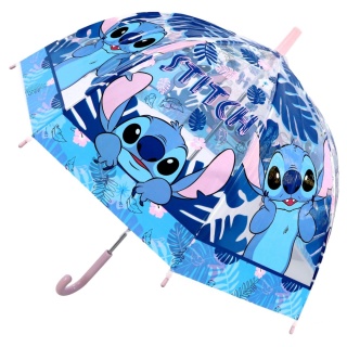 Parasol przezroczysty głęboki Stitch parasolka dla dzieci składana Lilo i Stitch