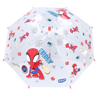 Parasol przezroczysty plażowy Spidey parasolka dla dzieci składana