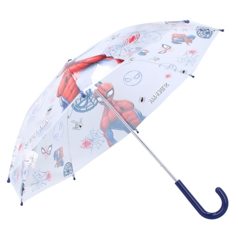 Parasol przezroczysty plażowy Spiderman parasolka dla dzieci składana