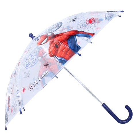 Parasol przezroczysty plażowy Spiderman parasolka dla dzieci składana