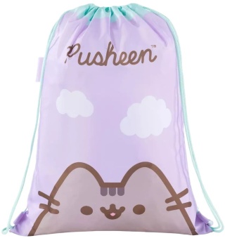 Plecak worek na buty kapcie kot kotek PUSHEEN Violet
