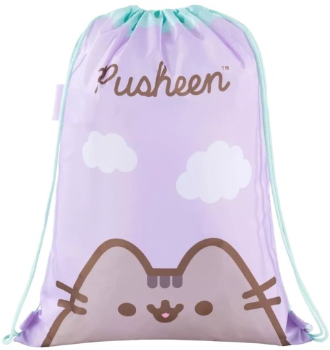 Plecak worek na buty kapcie kot kotek PUSHEEN Violet Plecak worek na buty kapcie kot kotek PUSHEEN Violet