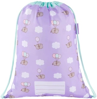 Plecak worek na buty kapcie kot kotek PUSHEEN Violet