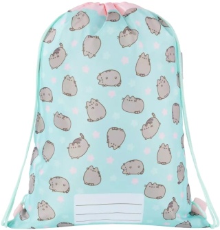 Plecak worek na buty kapcie kot kotek PUSHEEN mint
