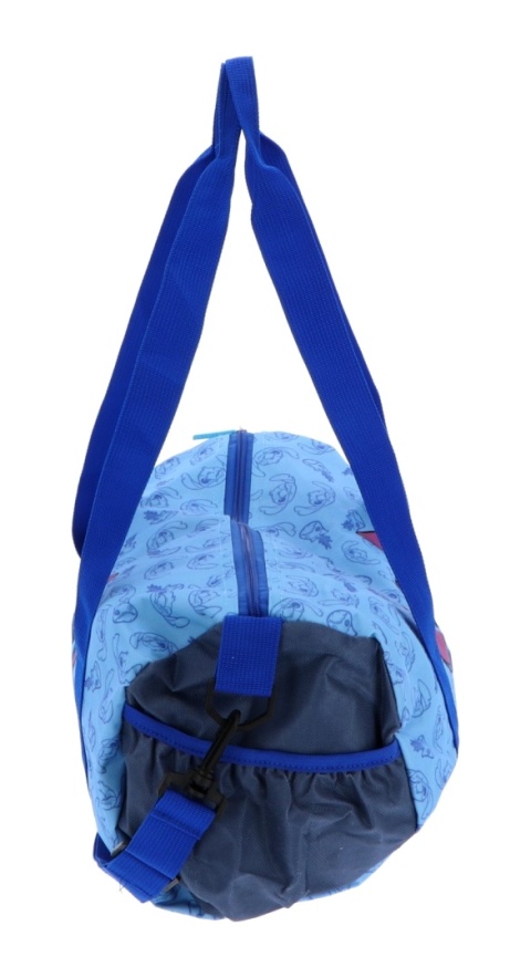 Torba na ramię sportowa dziecięca Lilo i Stitch na basen niebieska