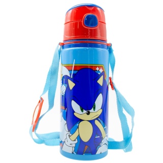 Bidon aluminiowy butelka na wodę z paskiem i adresówką SONIC