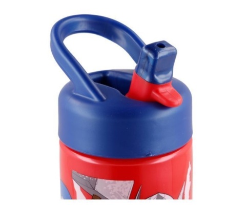 Bidon ze słomką i ustnikiem na wodę AVENGERS ustnik 410ml