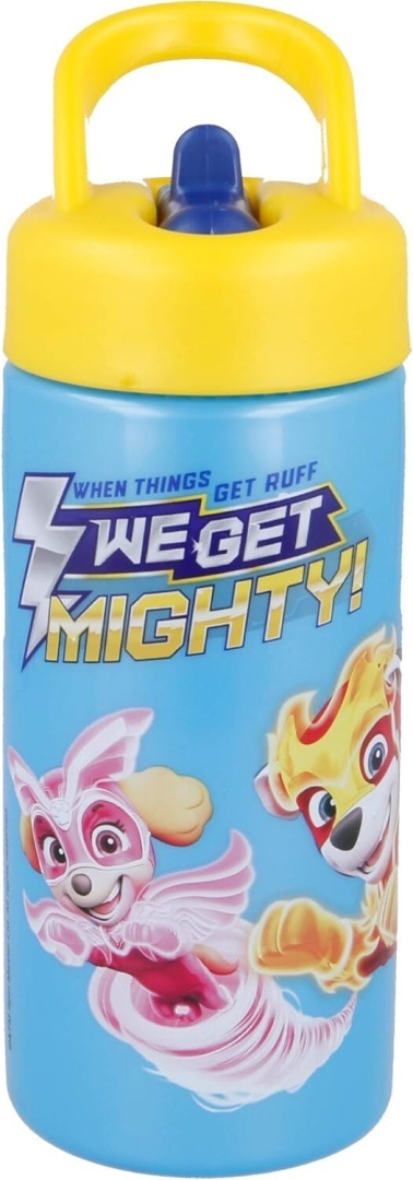 Bidon ze słomką i ustnikiem na wodę PSI PATROL 410ml