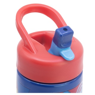 Bidon na wodę ze słomką ustnikiem AVENGERS IronMan Thor Kapitan Ameryka 410ml