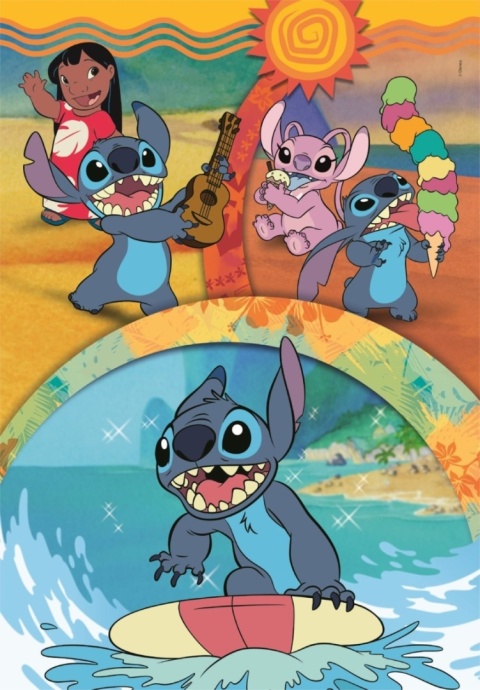 Lilo i Stitch super color Puzzle 104 EL 25042 38x27 cm