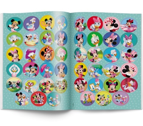 Książki Minnie Kolorowanka według kodu dla dzieci nauka spostrzegawczości wiek 3+