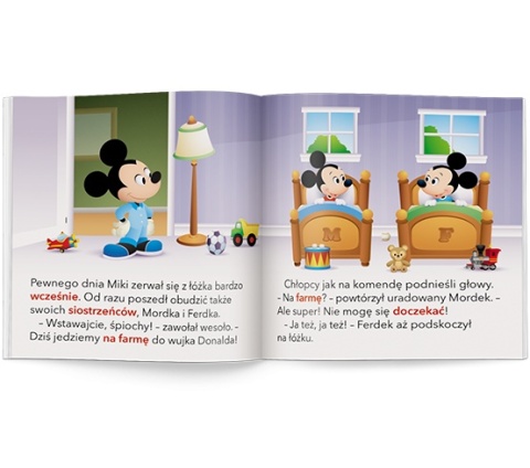 Książki dla dzieci Disney Maluch. Moje pierwsze opowiastki. Miki jedzie na farmę wiek 2+
