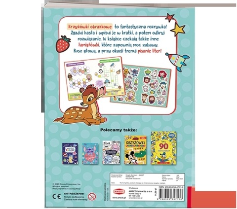 Krzyżówki obrazkowe dla dzieci Książki zadania i rbusy dla dzieci wiek 6+