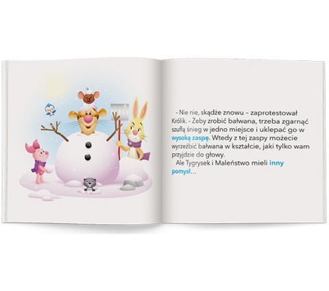 Książki dla dzieci Disney Maluch. Kubuś lepi bałwana wiek 2+