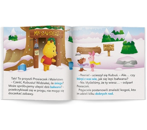 Książki dla dzieci Disney Maluch. Kubuś lepi bałwana wiek 2+