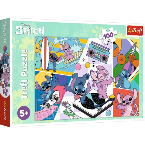 Lilo i Stich Wspomnienia Lilo&Stitch Puzzle TREFL 100 EL 16473