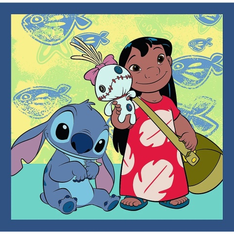 Lilo i Stitch Stich Czas ze Stitchem 3W1 Trefl Puzzle 106 EL 34896