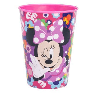 Myszka Minnie kwiaty kubek kubeczek plastikowy szklanka 260ML