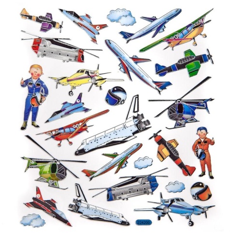 Naklejki – Samoloty promy pilot 27 szt.