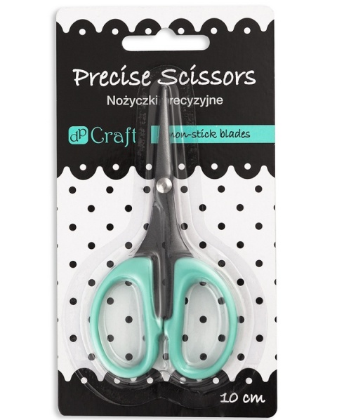 Nożyczki precyzyjne 10 cm non stick nieprzywierające