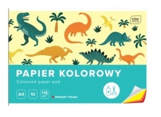 Papier kolorowy 10 kol Interdruk 115g A4 mix