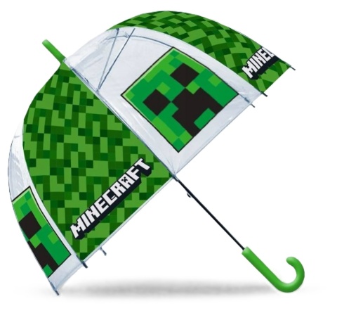 Parasol przezroczysty plażowy Minecraft parasolka dla dzieci składana