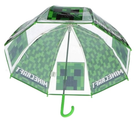 Parasol przezroczysty plażowy Minecraft parasolka dla dzieci składana