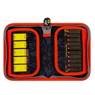 Piórnik bez wyposażenia rozkładany plan lekcji tabl. mnożenia Hot Wheels