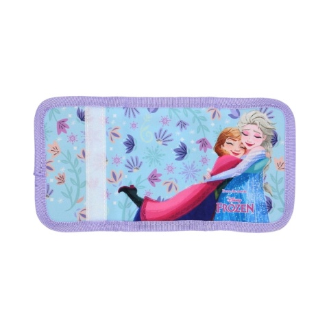 Portfel dziecięcy dla dziewczynki portfelik na rzep suwak na karty Kraina Lodu