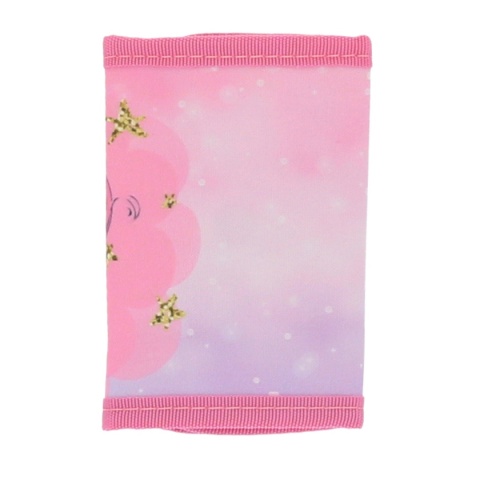 Portfel dziecięcy dla dziewczynki portfelik na rzep suwak na karty Unicorn Jednorożec