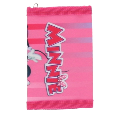 Portfel dziecięcy dla dziewczynki portfelik na rzep suwak na karty Myszka Minnie