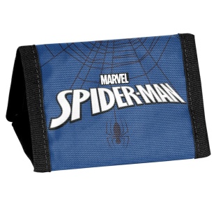 Portfel dziecięcy na szyje portfelik rzep suwak sznurek na karty dla chłopca Spiderman