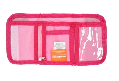 Portfel dziecięcy dla dziewczynki portfelik na rzep suwak na karty Psi Patrol Skye