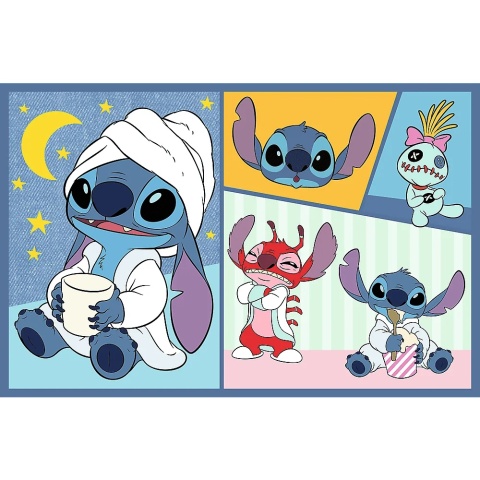 Puzzle Lilo & Stitch 2 x 70 el. Ze Stitchem nie ma nudy 34444