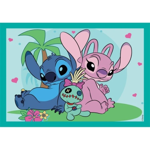 Puzzle 4w1LILO I STITCH Andzia 12 16 20 24 el Clementoni 21745