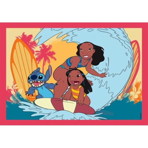 Puzzle 4w1LILO I STITCH Andzia 12 16 20 24 el Clementoni 21745