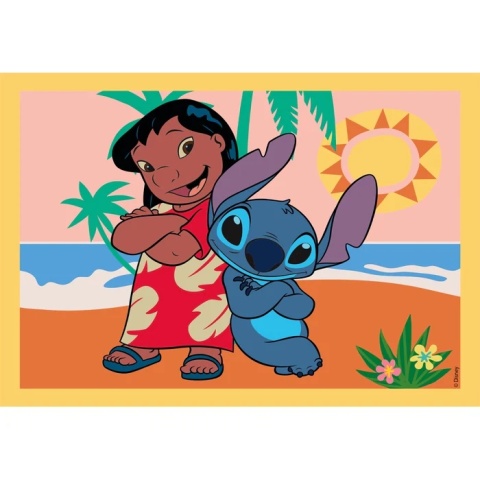 Puzzle 4w1LILO I STITCH Andzia 12 16 20 24 el Clementoni 21745