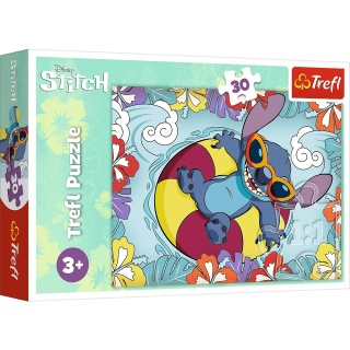 Puzzle Lilo & Stitch 30 el. Lilo i Sitch na wakacjach Trefl 18305